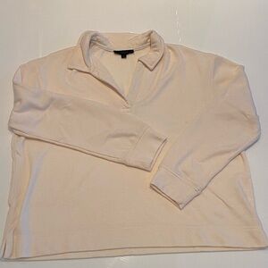 Jane and Delancey Cream V-Neck Sweater